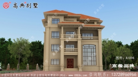 四层乡村大户型欧式自建别墅