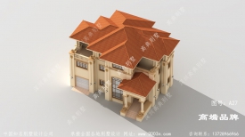 三层别墅设计图，含外型照片