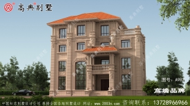 最新款农村三层半别墅图纸