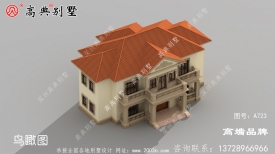 这款两层欧式别墅，外观时尚，功能布局齐全，最适合建在农村。