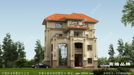 新农村复式四层欧式别墅样式图纸