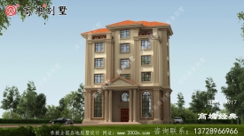 砖混结构，左右对称式的简约高层户型