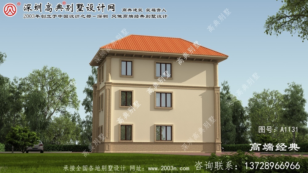 汶上县全套别墅设计图	