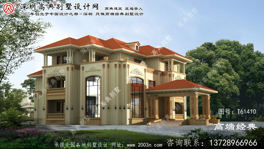 抚顺市复式三层别墅设计图	