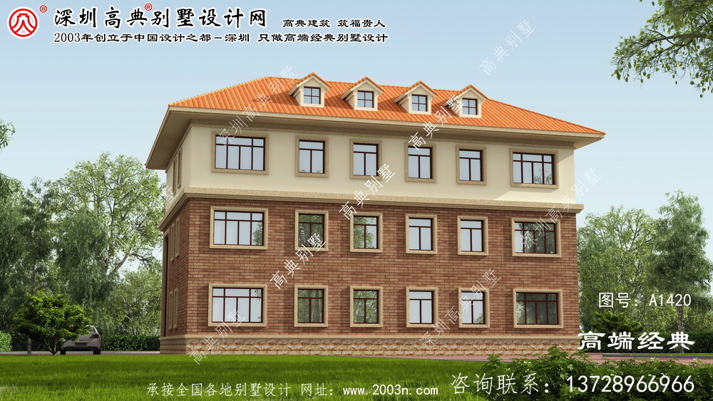 东源县农村双拼别墅设计图纸	