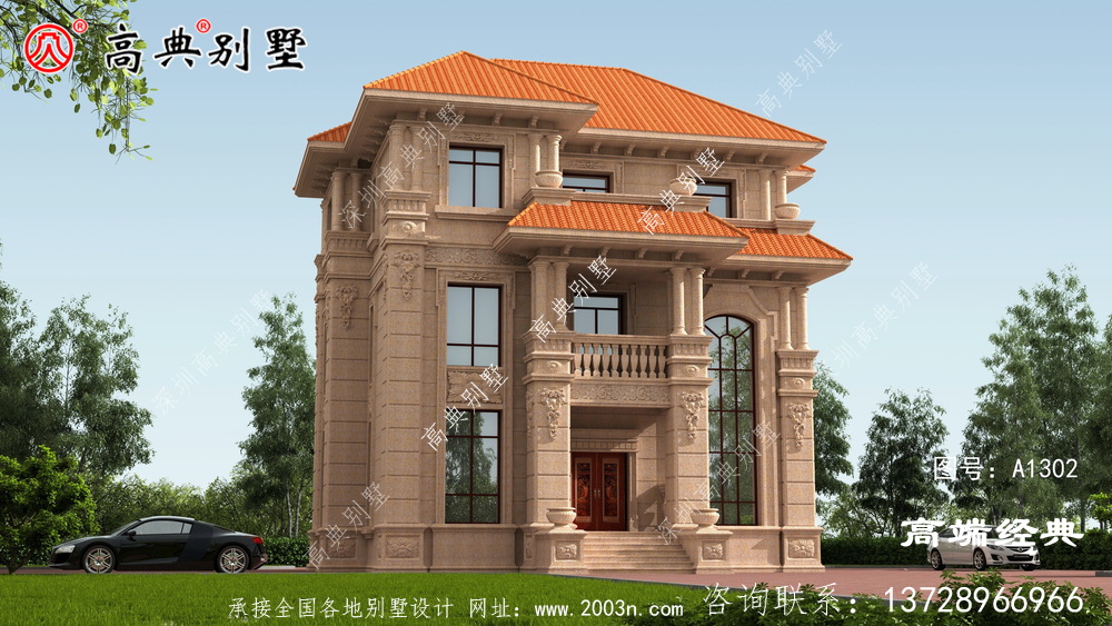 城中区农村自建房效果图三层