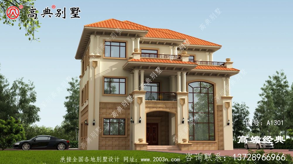 海东地区简单的农村三层自建房