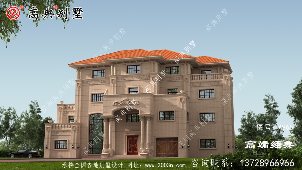 欧美乡村别墅设计