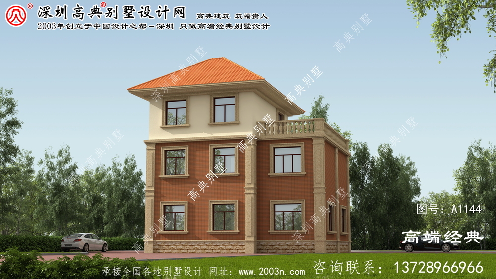 博白县三层别墅不贵，至少能建30万。