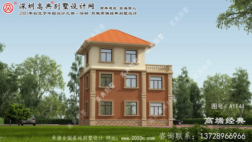 博白县三层别墅不贵，至少能建30万。