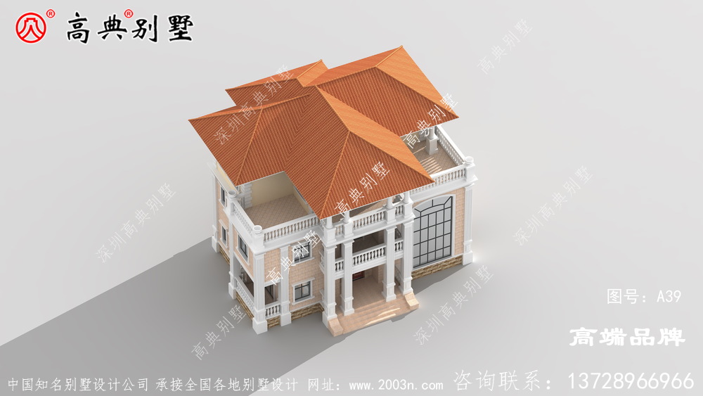 农村住宅楼设计图造型已简约为主。