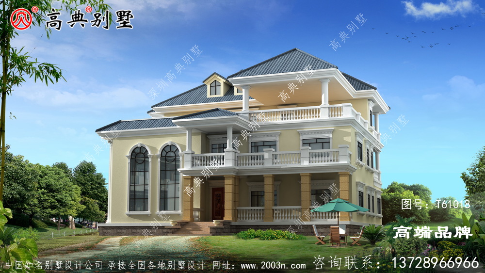 三层别墅效果图更为舒适的居住体验。