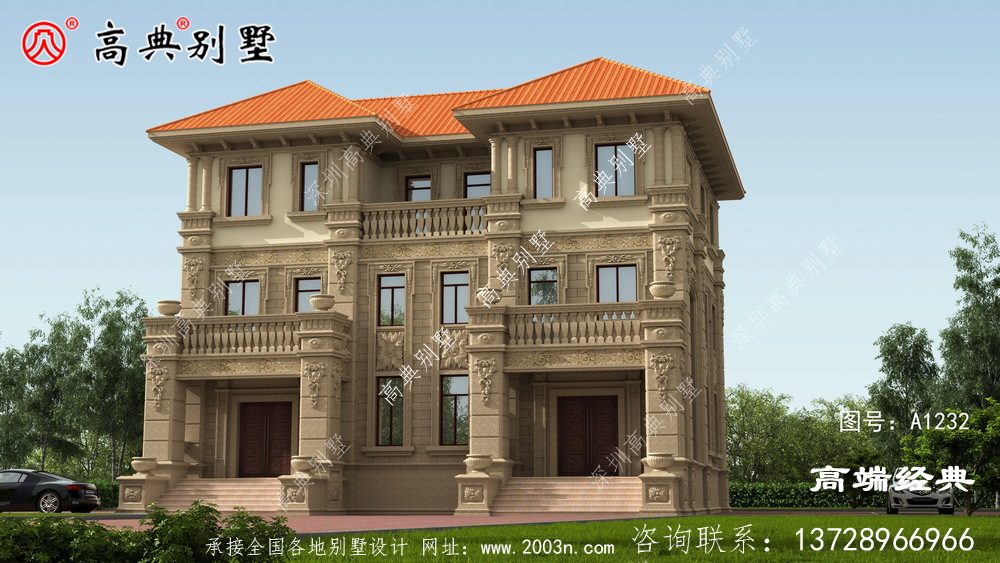 云浮市农村三层自建房图，不用借钱都能盖，建好后羡慕倒一大片