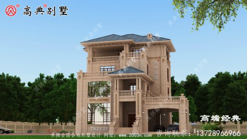 农村房屋的设计图彰显户主非凡品味	
