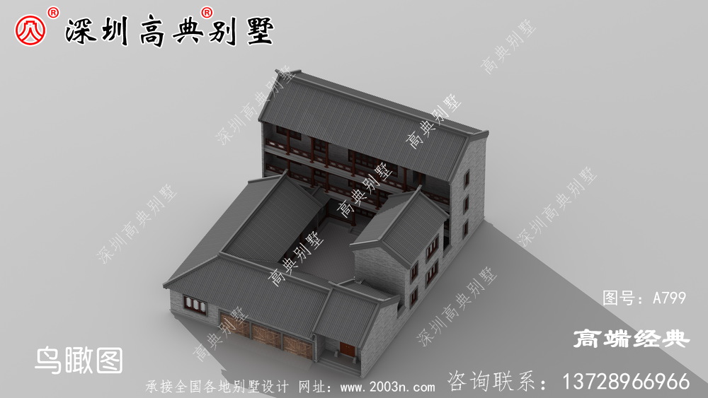 别墅设计图，建给父母做养老房正合适