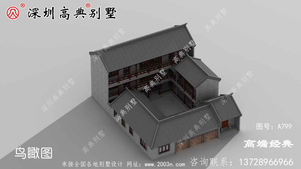 别墅设计图，建给父母做养老房正合适