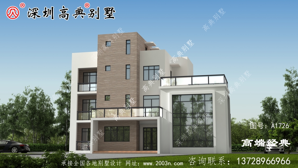 小别墅设计图，时尚精美，功能齐全，非常适合农村自建房。