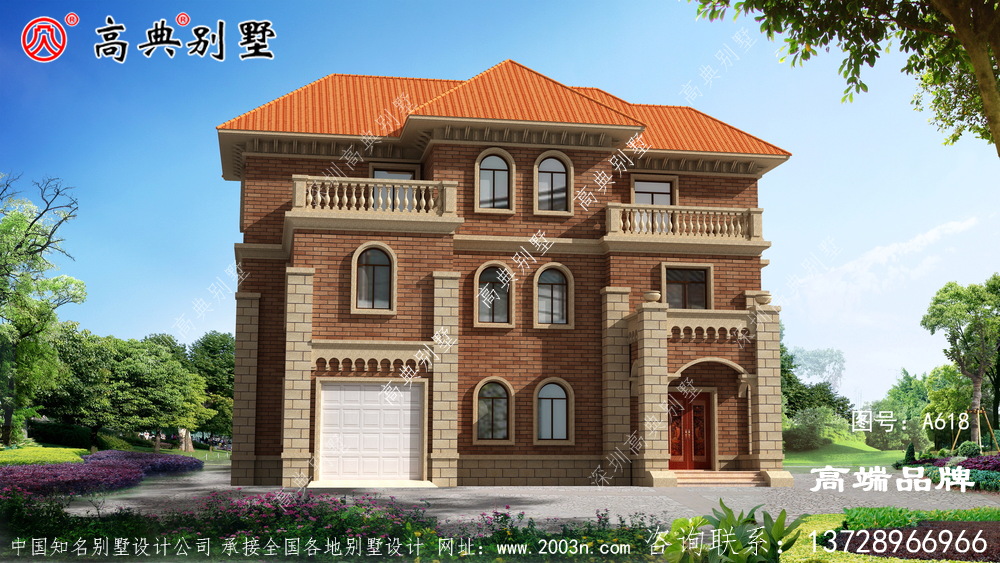 年轻人喜欢住漂亮的房子,在农村建别墅也是一样