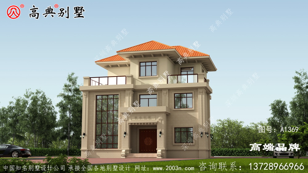 又一欧式三层别墅,有钱一定要建的别墅
