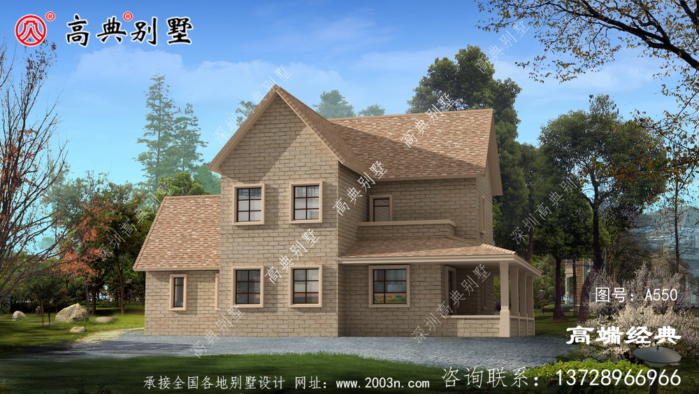 外观结构经典耐用,虎窗设计让整个建筑更加时尚