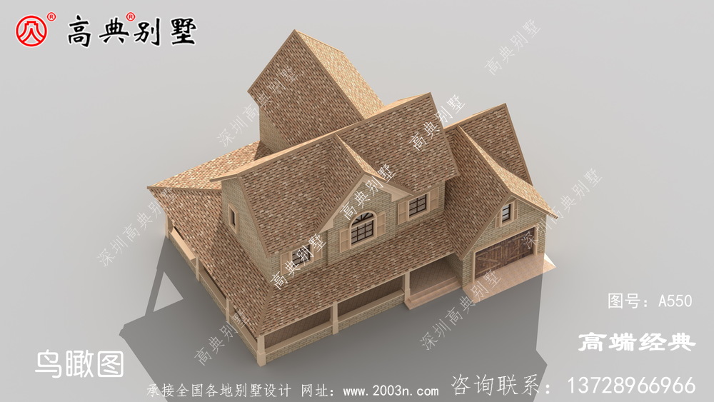 外观结构经典耐用,虎窗设计让整个建筑更加时尚
