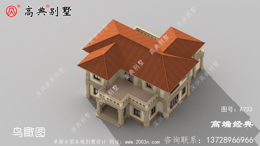 简欧两层户型,一层设计了老人套间免去了上下楼梯的不便