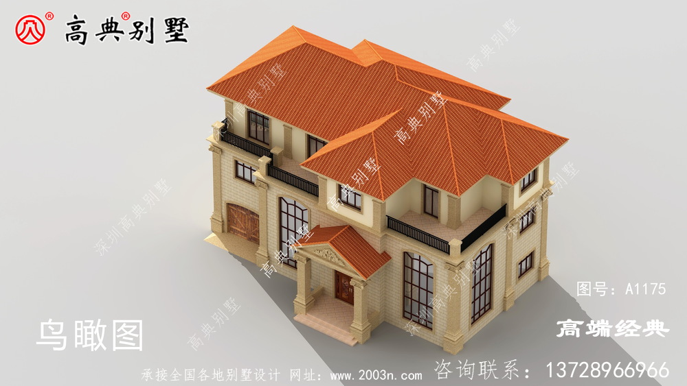 这款欧式农村自建房,布局极好,利用率高,老家建房的不二之选。